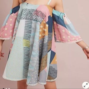 Pankaj & Nidhi Gia Off-The-Shoulder Swing Dress 6